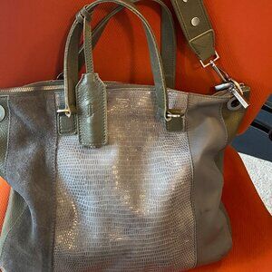 Hammitt - Daniel Limited Edition Tote Bag: Slate/Eucalyptus/Brushed Silver